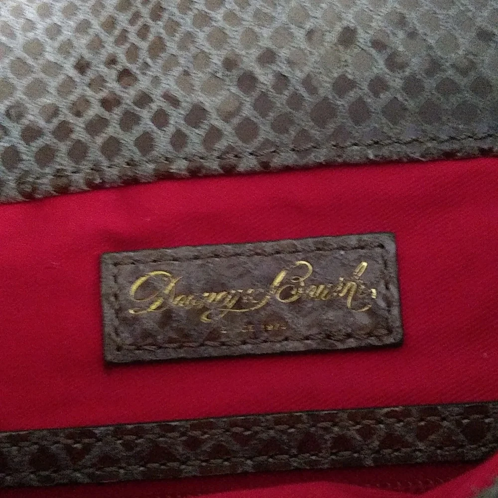 Dooney‎ & Bourke Logo Lock hobo sac shoulder bag purse